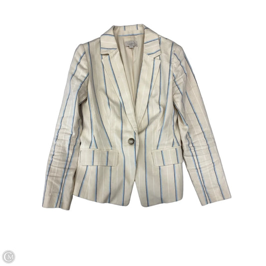 Blazer By Loft In Striped Pattern, Size: Xsp