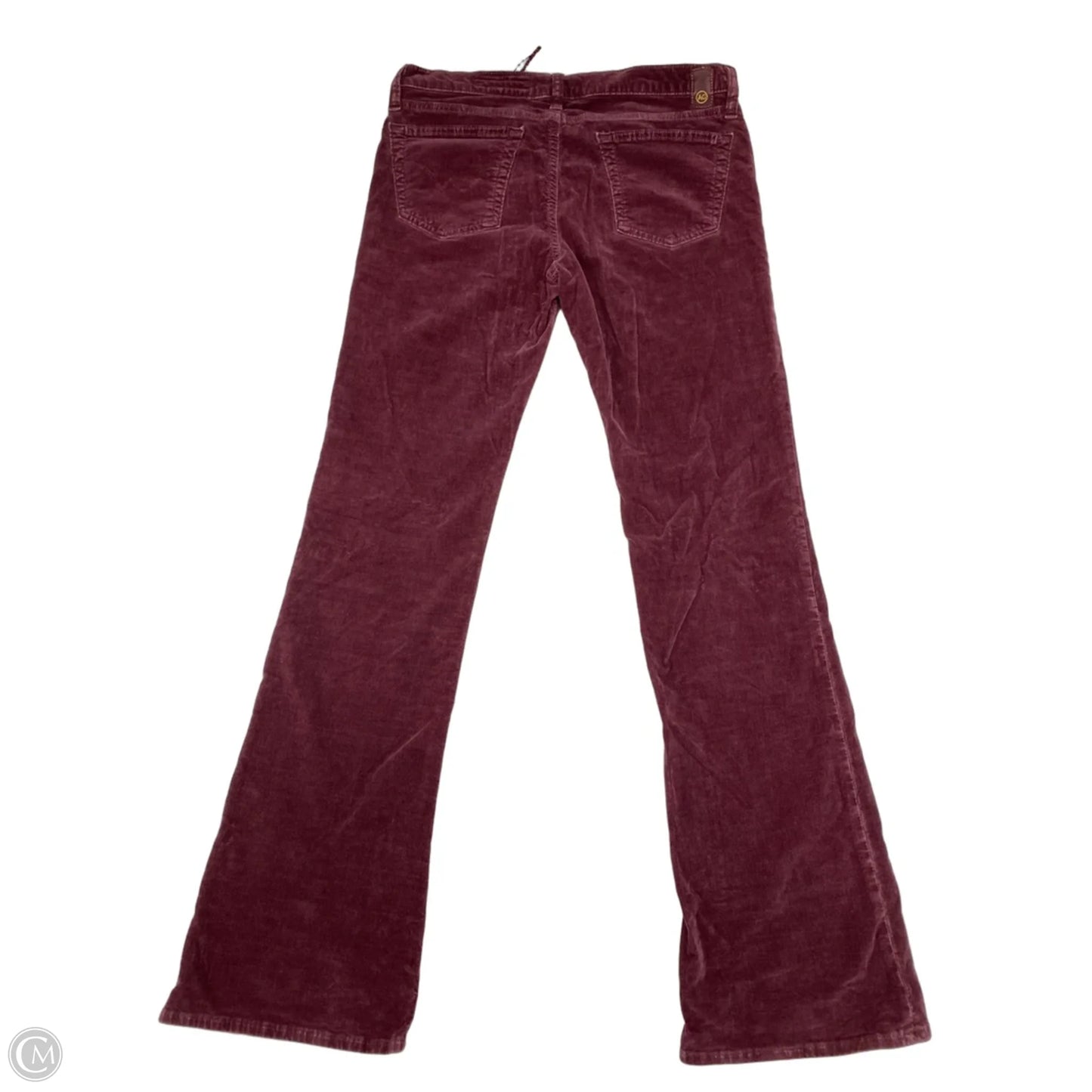 Pants Corduroy By Adriano Goldschmied In Maroon, Size: 10