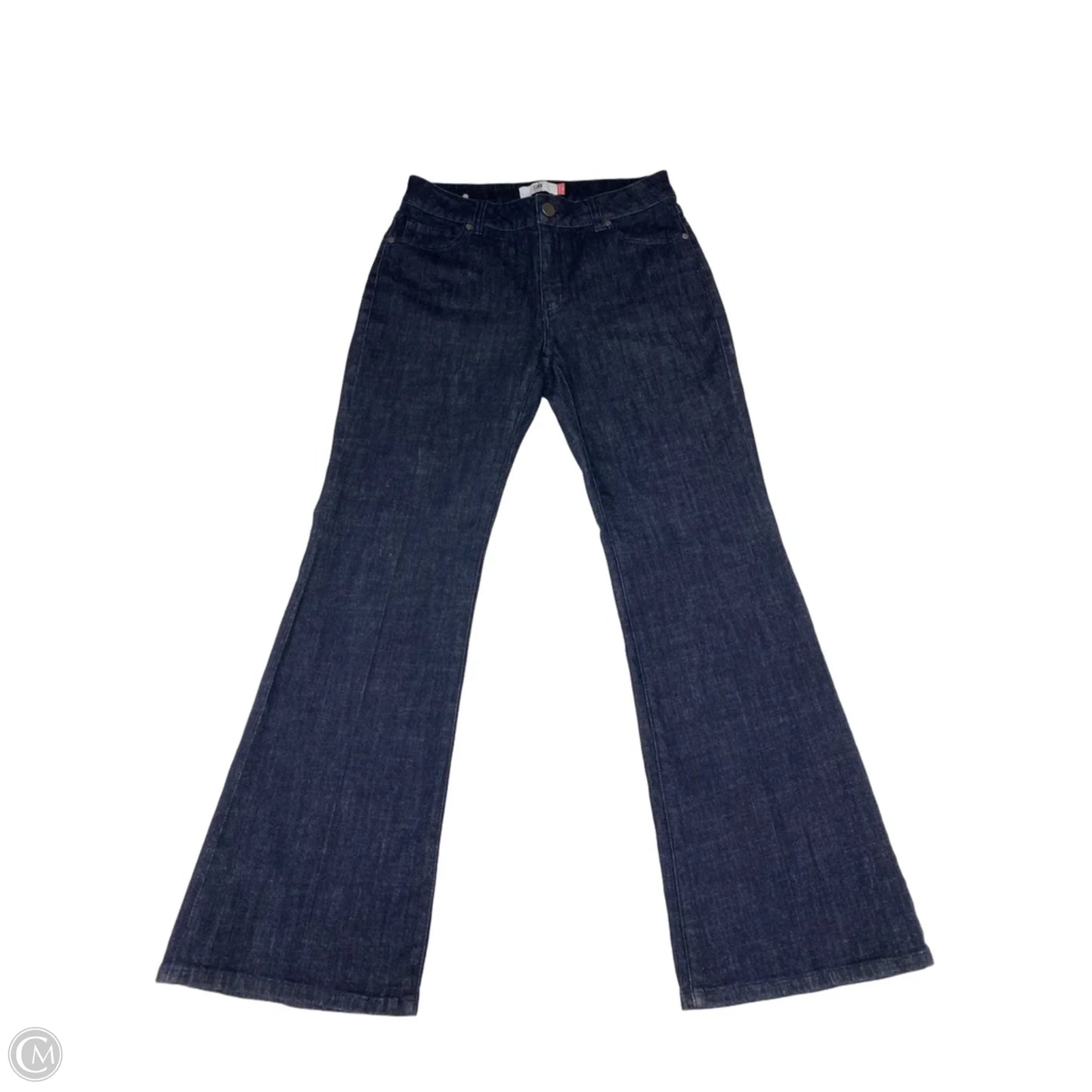 Jeans Wide Leg By Cabi In Blue Denim, Size: 6