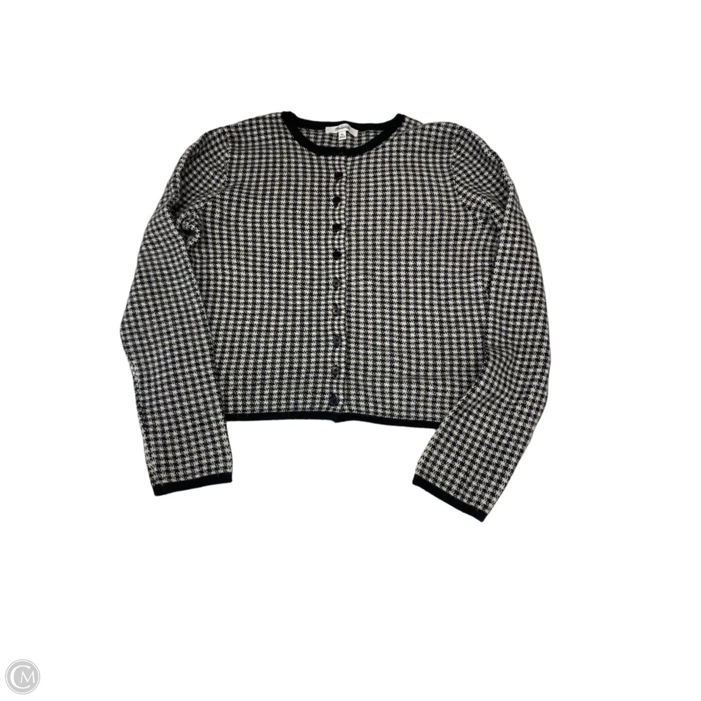 Cardigan By Madewell In Black & White, Size: Xl
