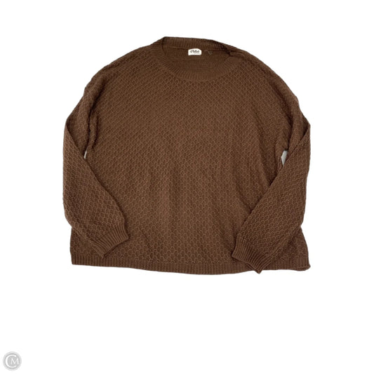 Sweater By Pulse In Brown, Size: M