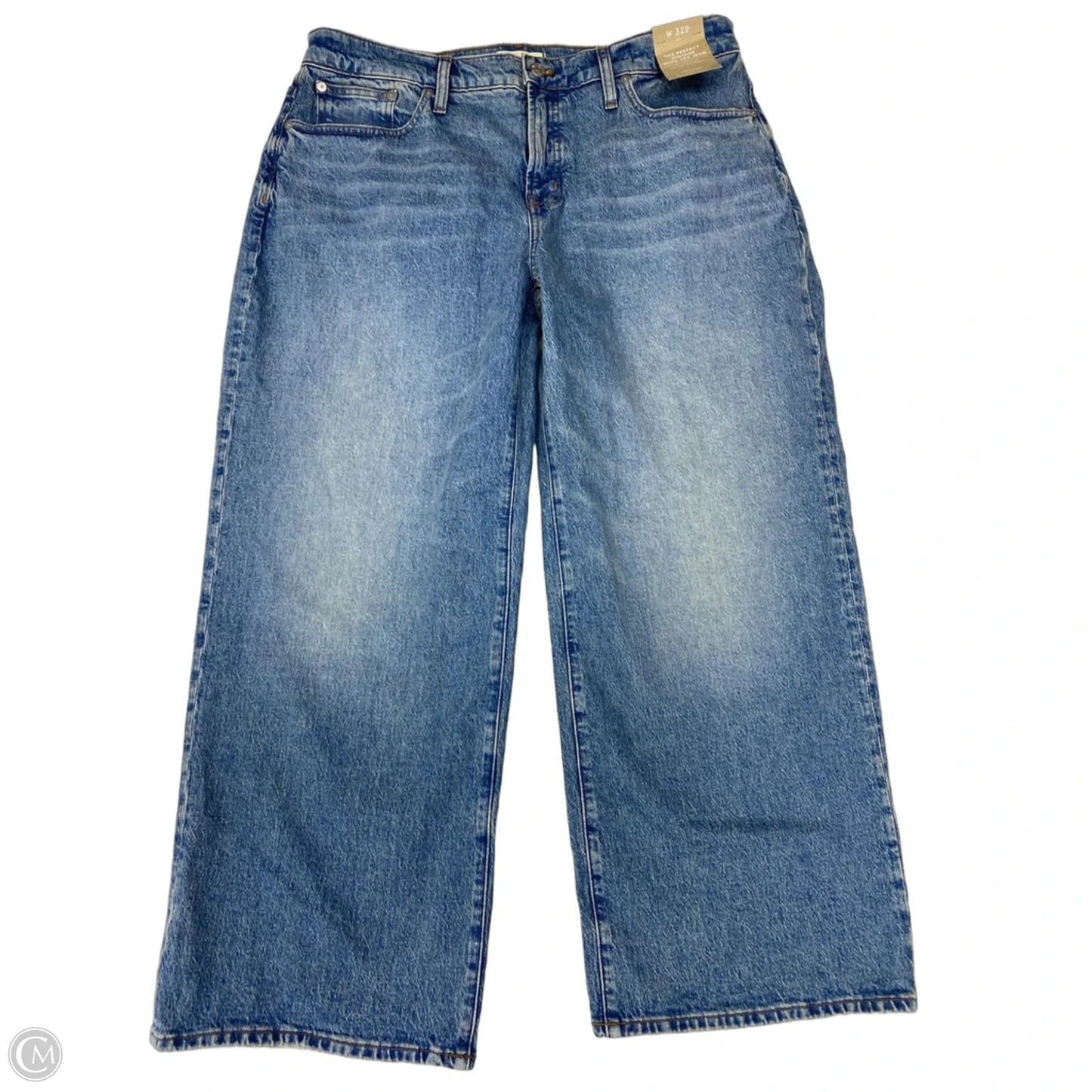 Jeans Wide Leg By Madewell In Blue Denim, Size: 16
