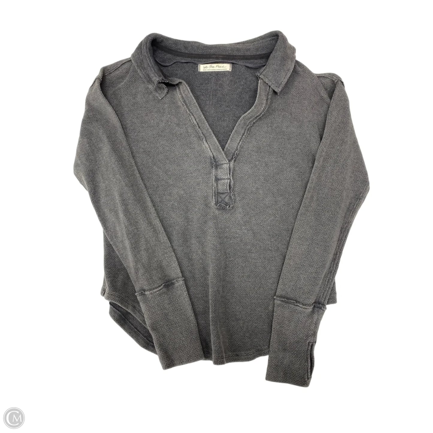 Top Long Sleeve By We The Free In Grey, Size: S