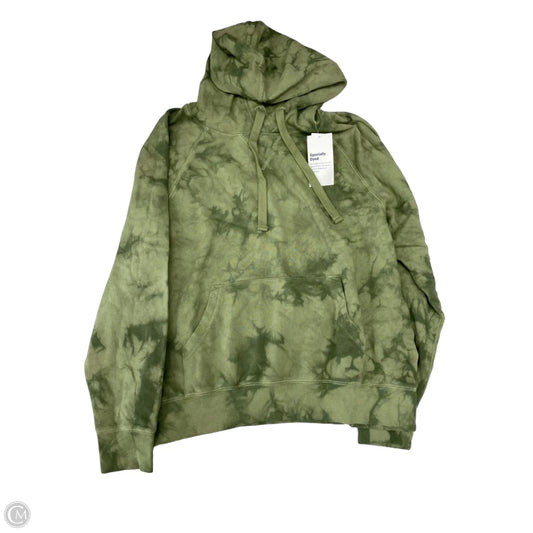 Sweatshirt Hoodie By Old Navy In Green, Size: M