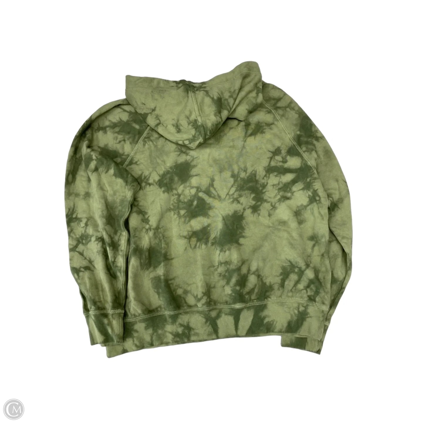 Sweatshirt Hoodie By Old Navy In Green, Size: M