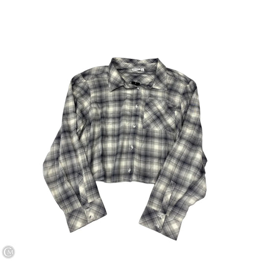 Top Long Sleeve By Torrid In Plaid Pattern, Size: 2x