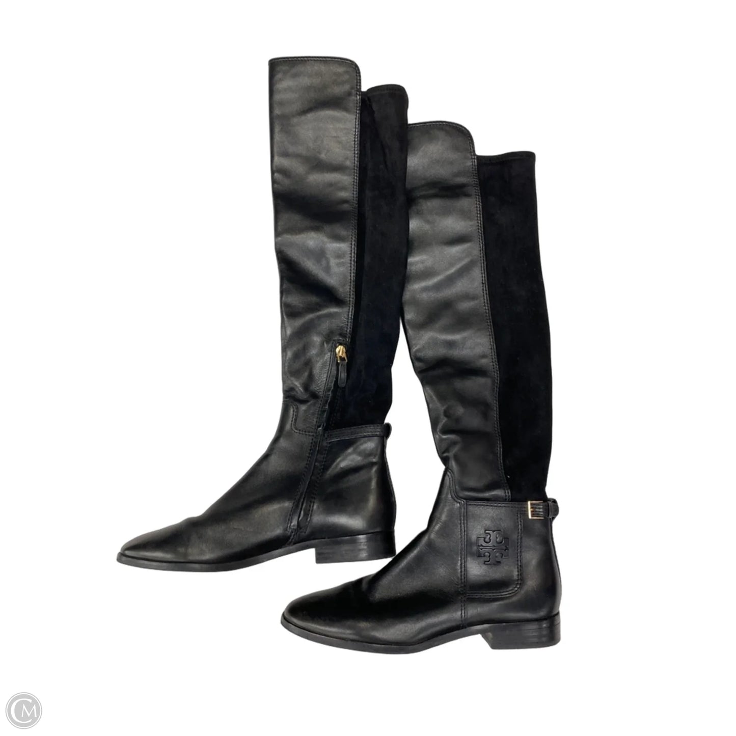 Boots Designer By Tory Burch In Black, Size: 9.5