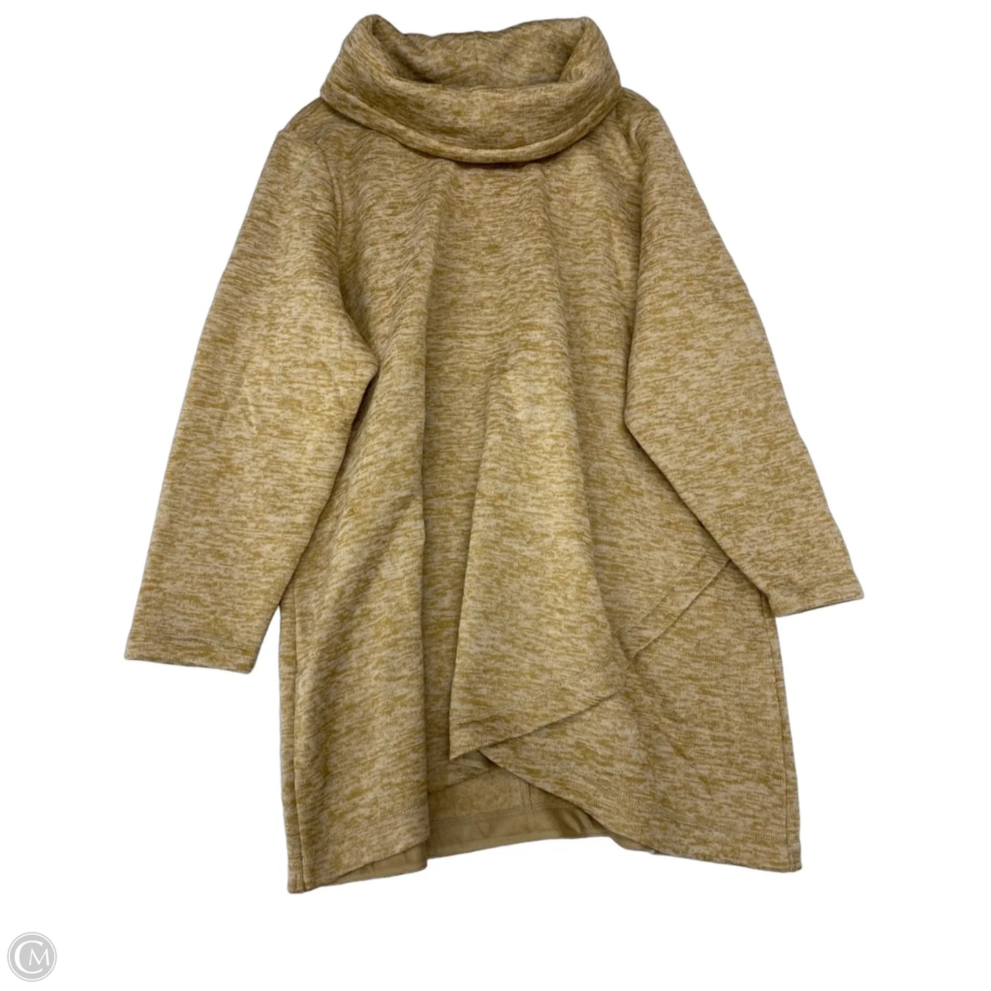 Sweatshirt Collar By Lands End In Brown, Size: 2x