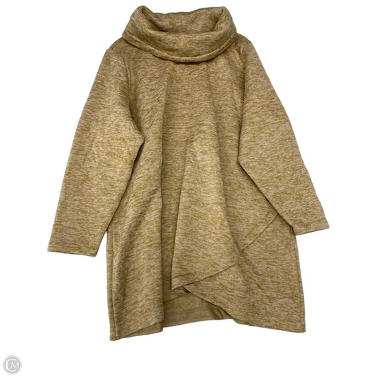 Sweatshirt Collar By Lands End In Brown, Size: 2x