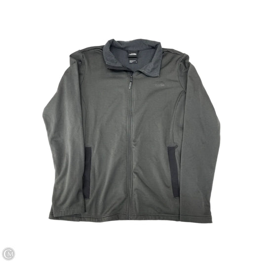 Athletic Jacket By The North Face In Grey, Size: L