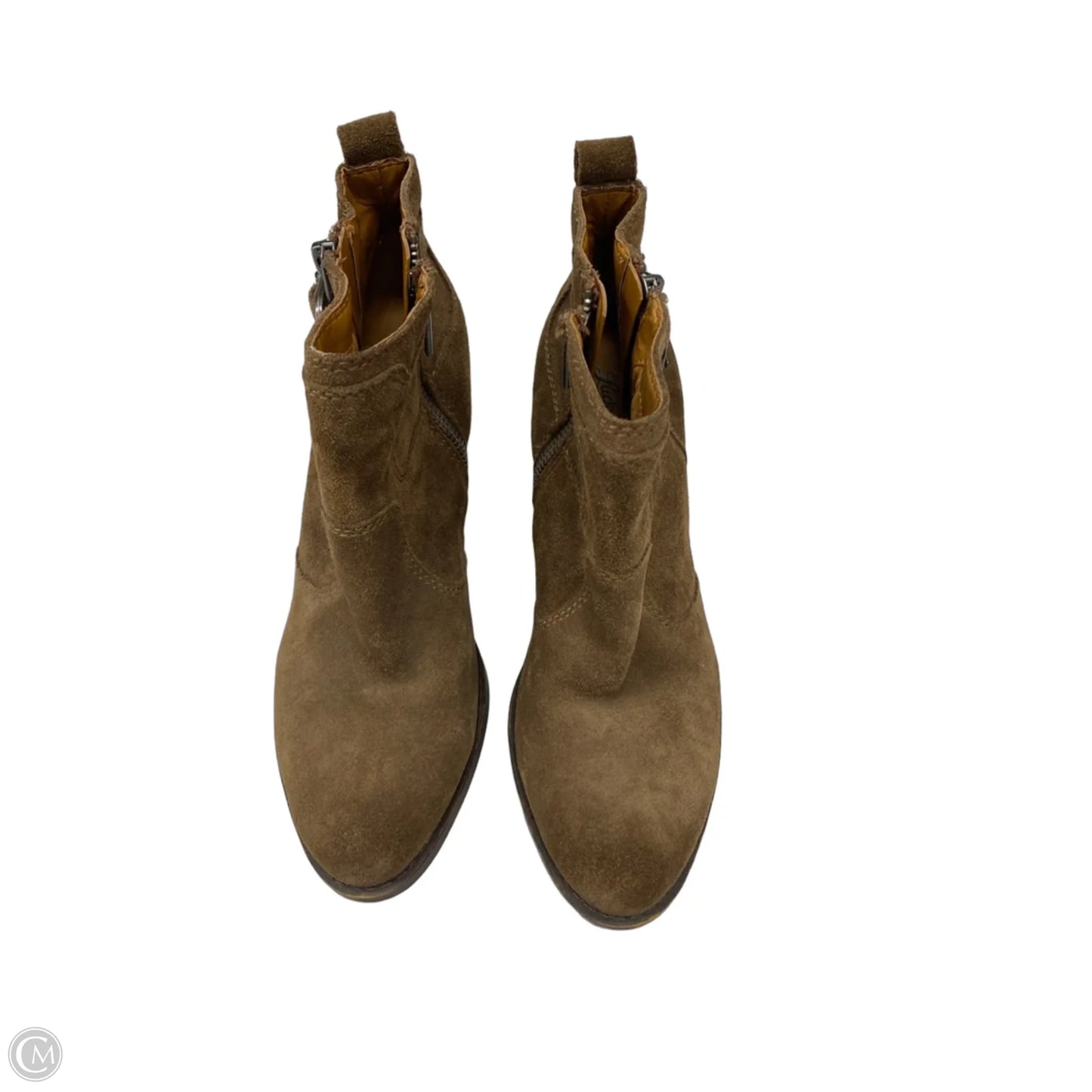 Boots Leather By Lucky Brand In Brown, Size: 8