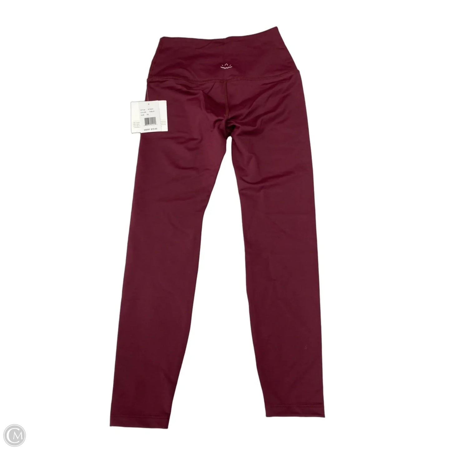 Athletic Leggings By Beyond Yoga In Maroon, Size: Xs