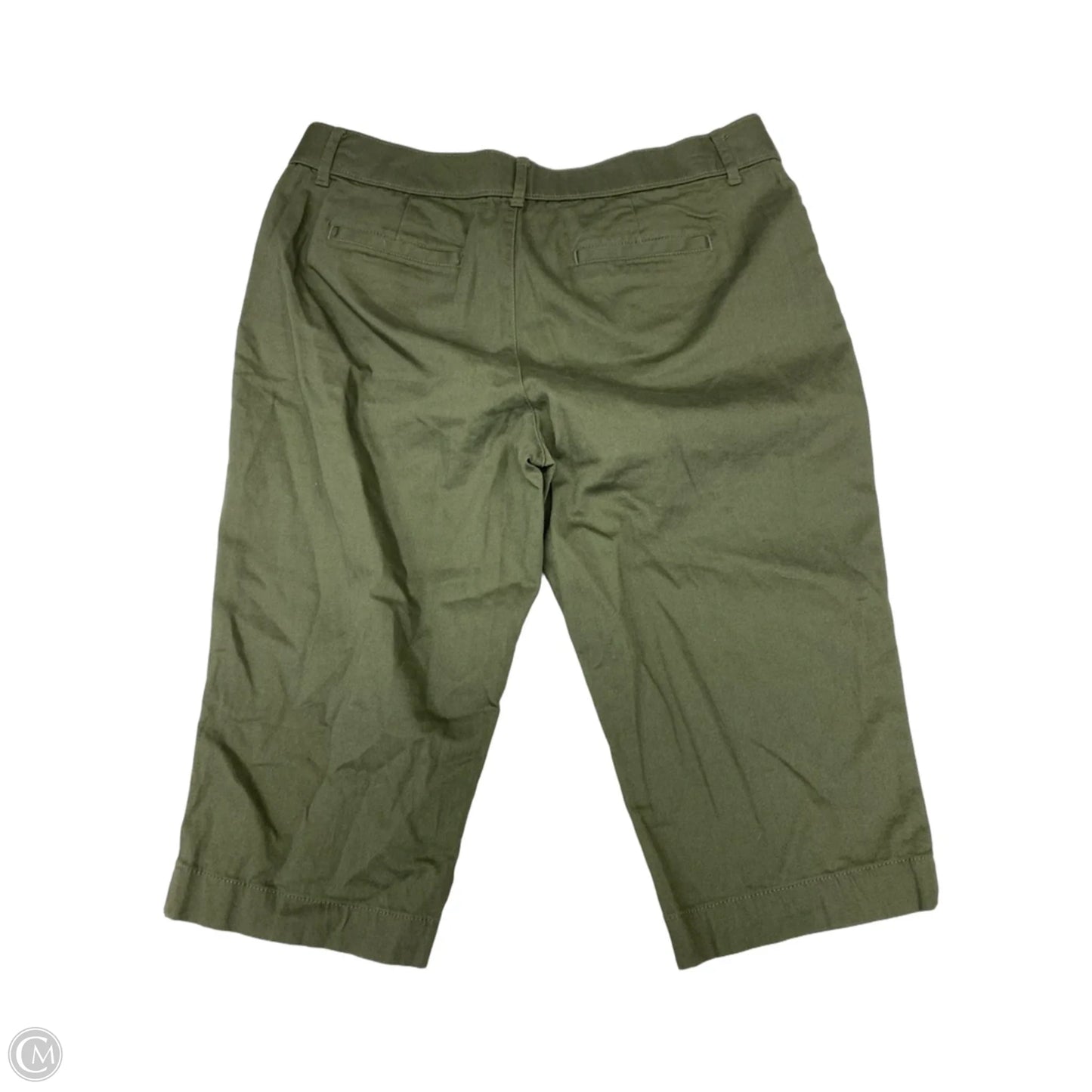 Capris By St Johns Bay In Green, Size: 14p