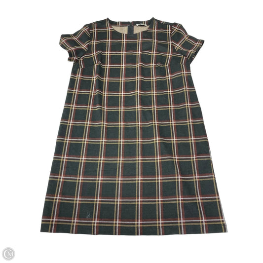 Dress Casual Short By Loft In Plaid Pattern, Size: L