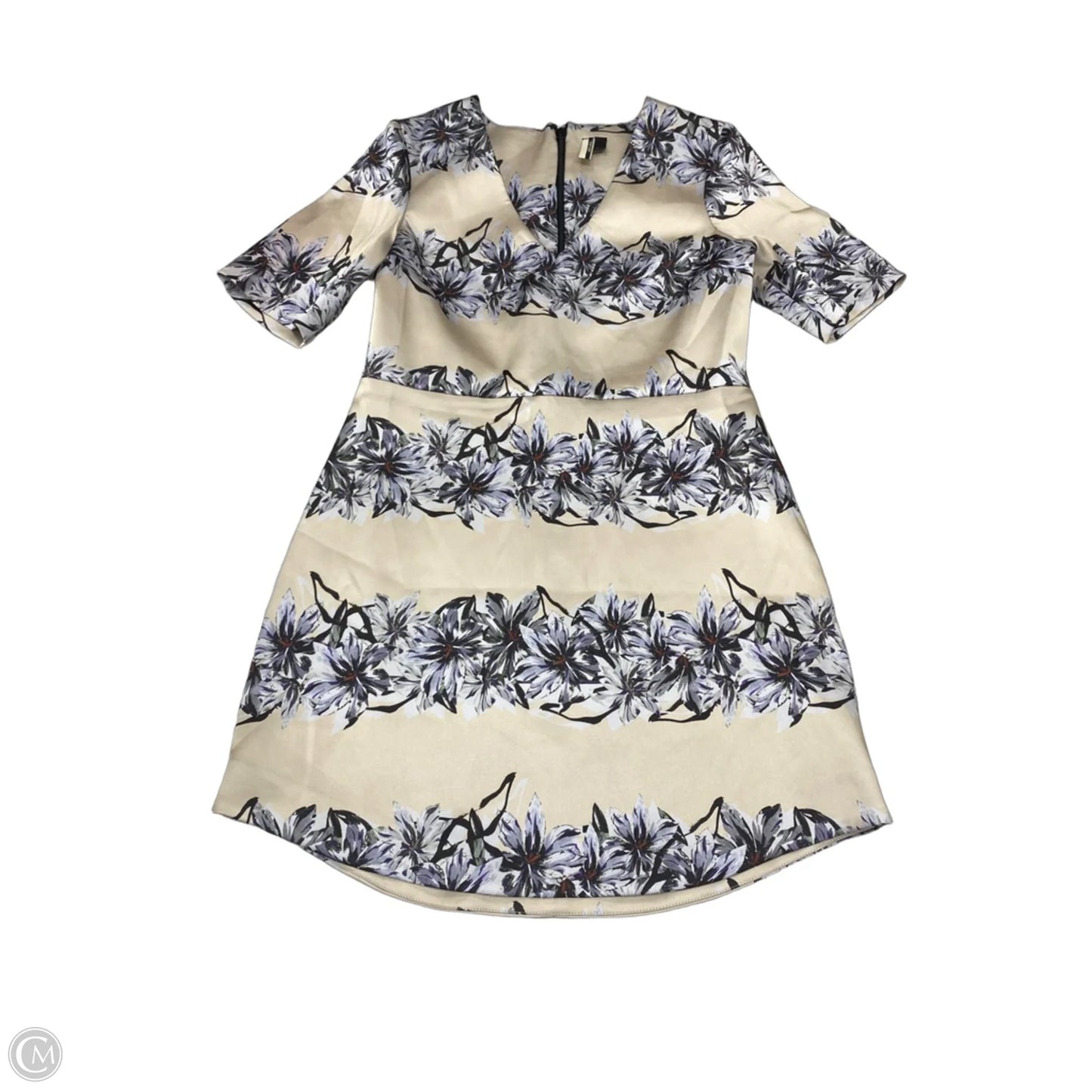 Dress Work By Topshop In Floral Print, Size: S