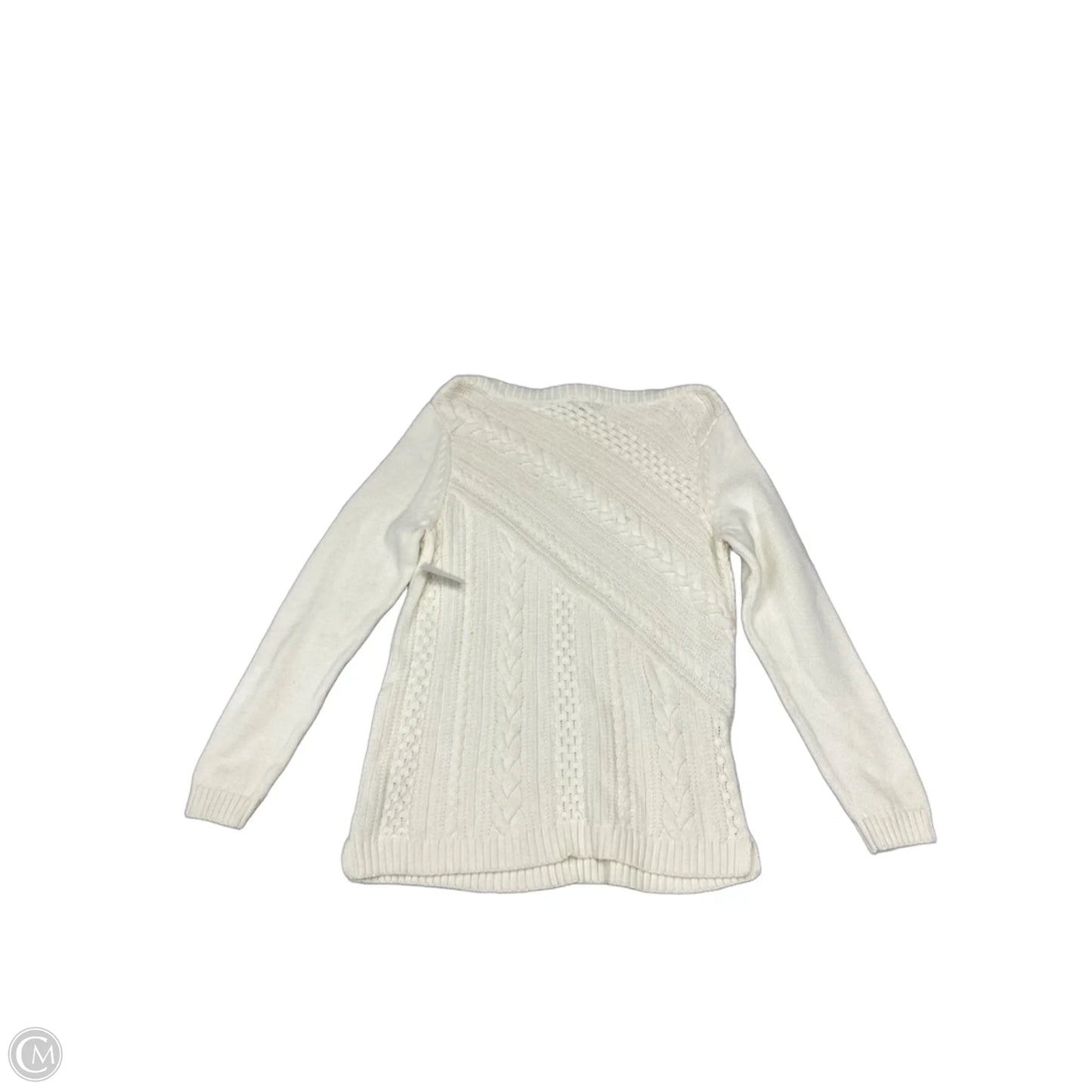 Sweater By Talbots In Ivory, Size: Lp