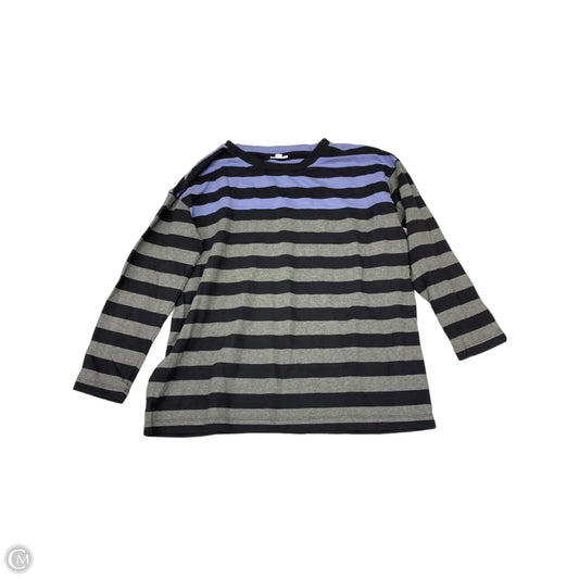 Top Long Sleeve By J. Jill In Striped Pattern, Size: L