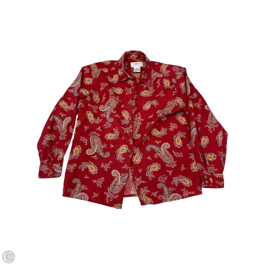 Top Long Sleeve By Talbots In Paisley Print, Size: Sp