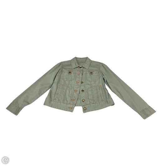 Jacket Shirt By Caribbean Joe In Green, Size: Sp