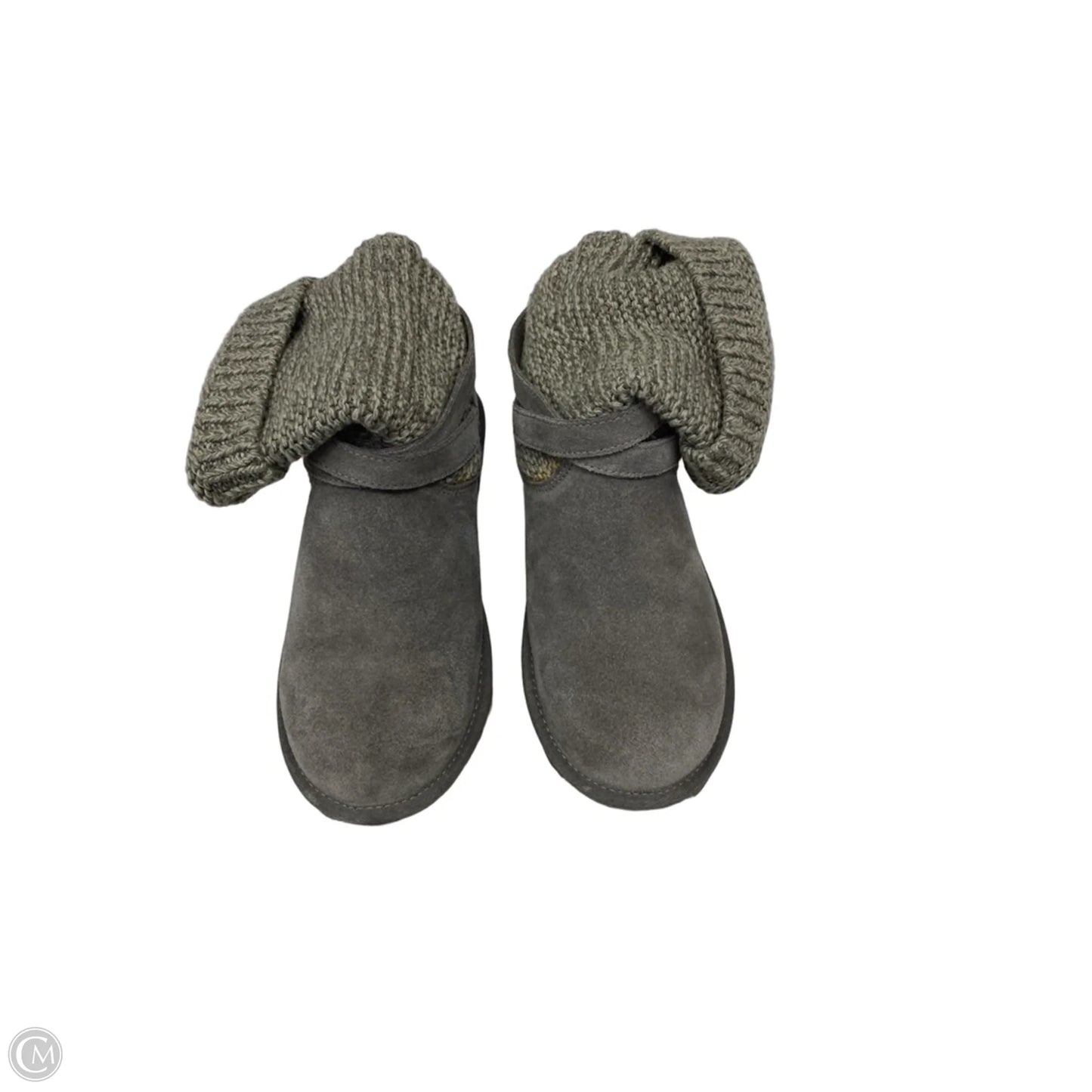 Boots Designer By Ugg In Grey, Size: 9