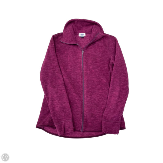 Jacket Fleece By Old Navy In Purple, Size: S