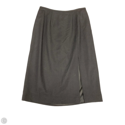 Skirt Midi By Valerie Stevens In Black, Size: 12