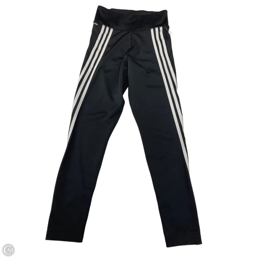 Athletic Leggings By Adidas In Black & White, Size: S