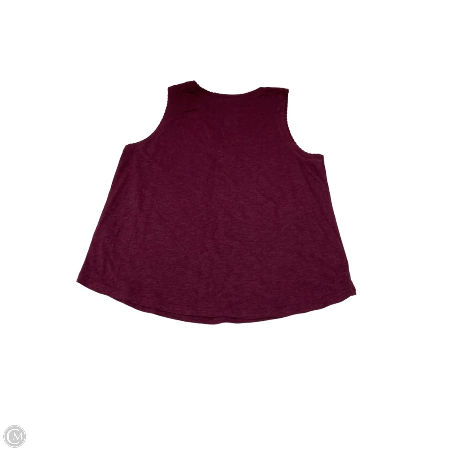 Tank Top By Democracy In Maroon, Size: Xl