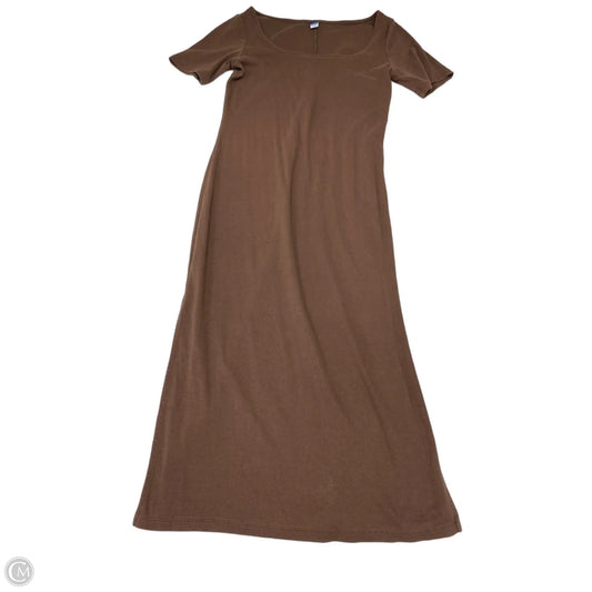 Dress Casual Maxi By Old Navy In Brown, Size: L