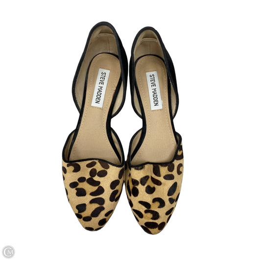 Shoes Flats By Steve Madden In Animal Print, Size: 6.5