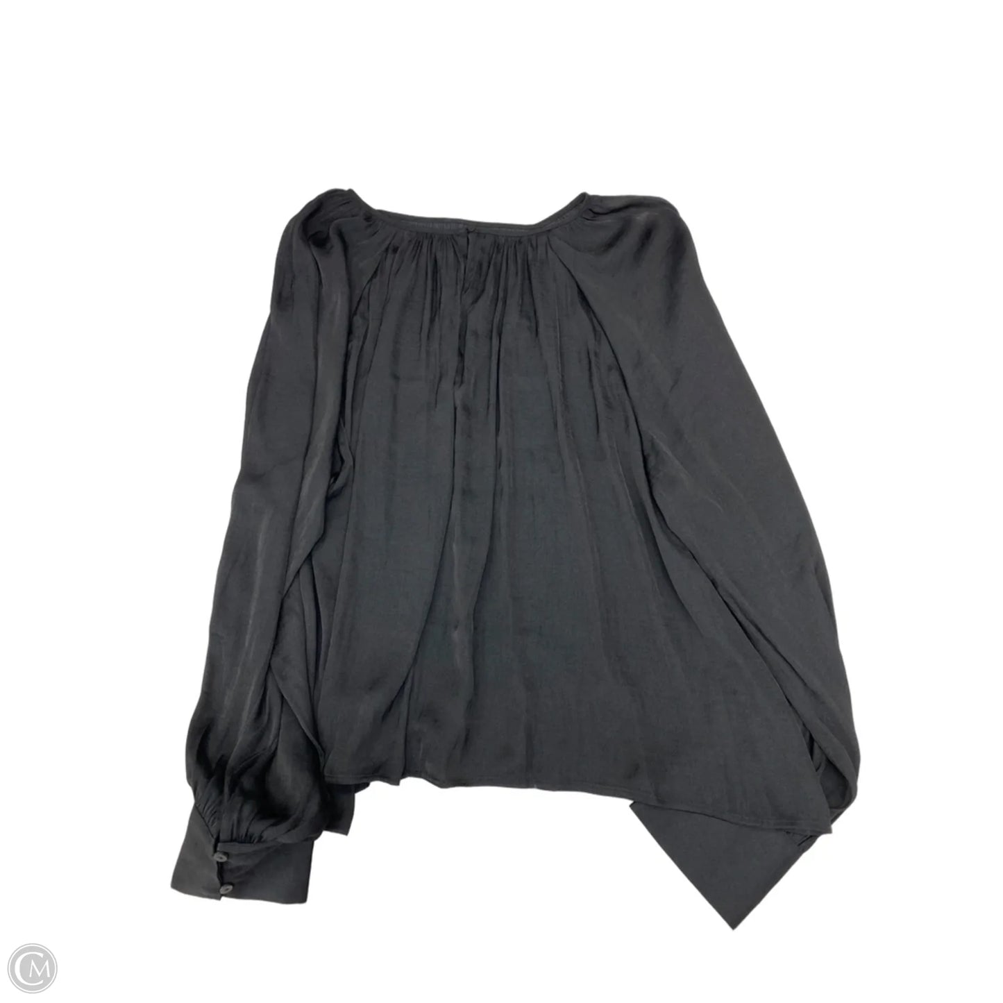 Blouse Long Sleeve By Old Navy In Black, Size: Xxl