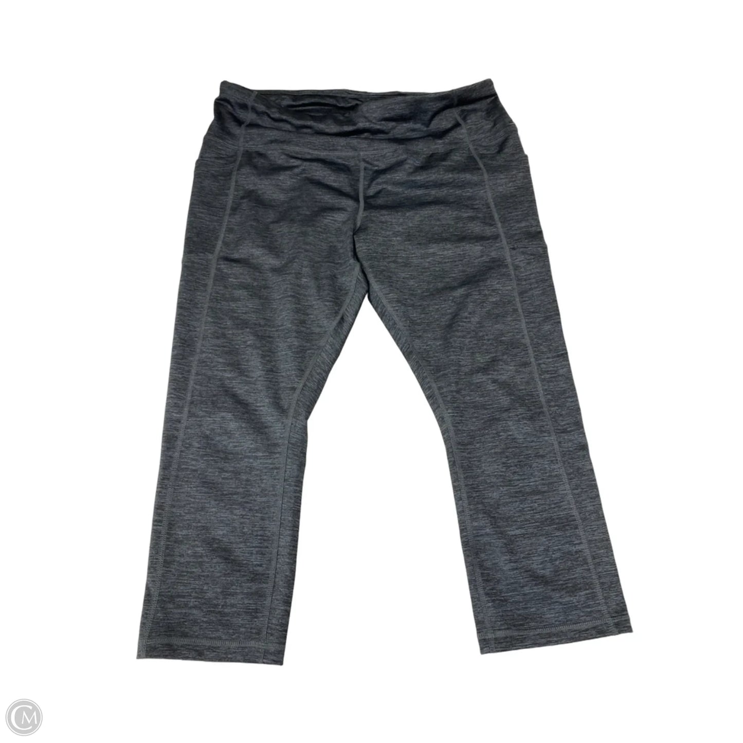 Athletic Leggings Capris By Avia In Grey, Size: Xxl