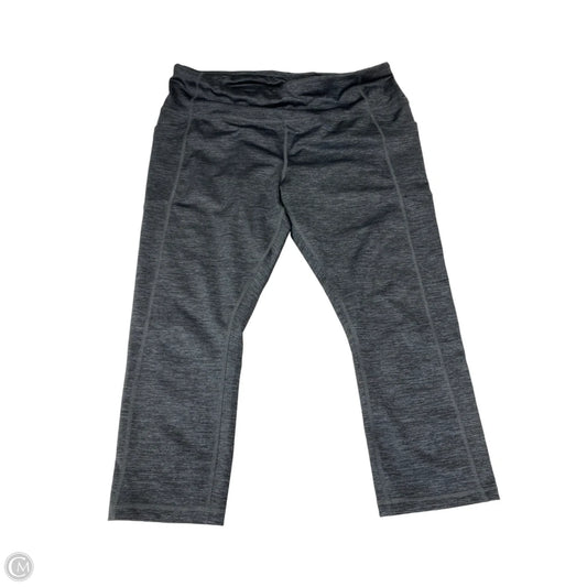 Athletic Leggings Capris By Avia In Grey, Size: Xxl