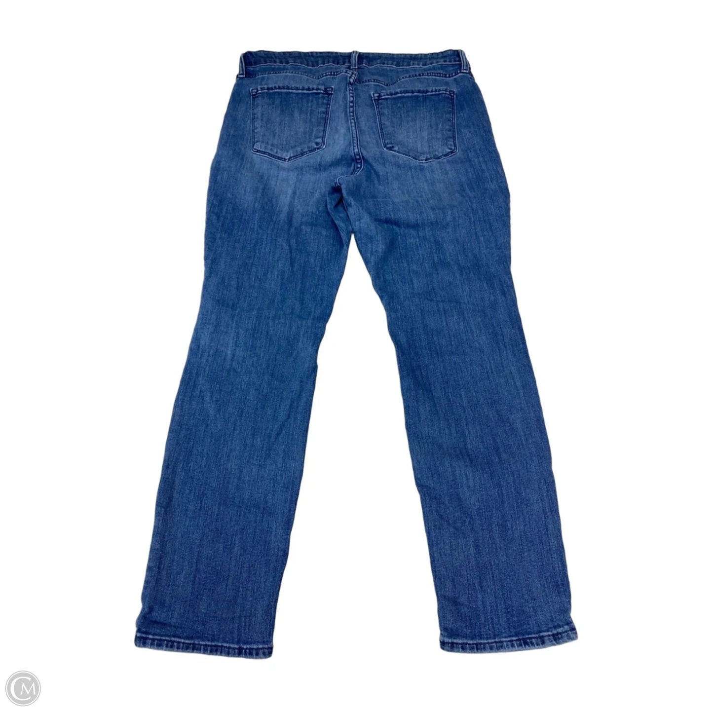 Jeans Straight By Old Navy In Blue Denim, Size: 14p