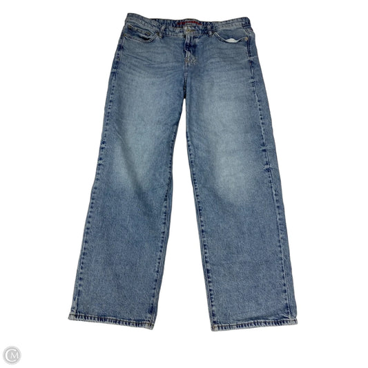 Jeans Wide Leg By Lucky Brand In Blue Denim, Size: 14