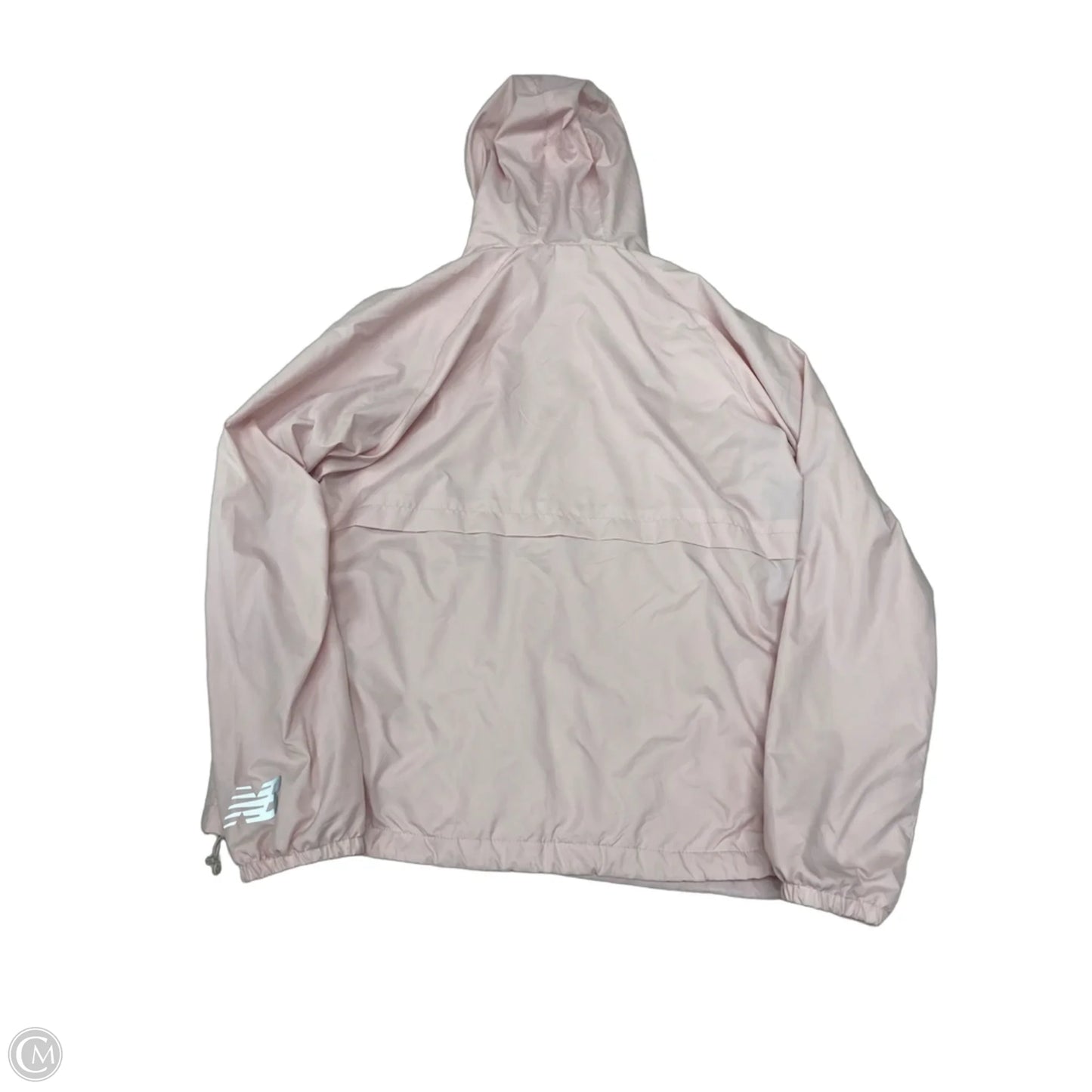 Jacket Windbreaker By New Balance In Pink, Size: L