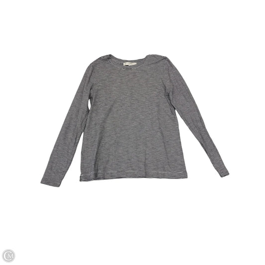 Top Long Sleeve Basic By Loft In Striped Pattern, Size: M