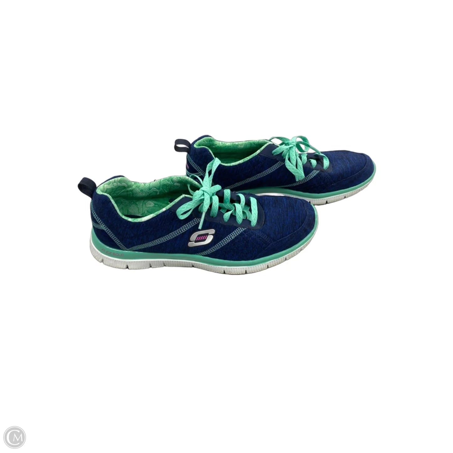 Shoes Athletic By Skechers In Navy, Size: 10
