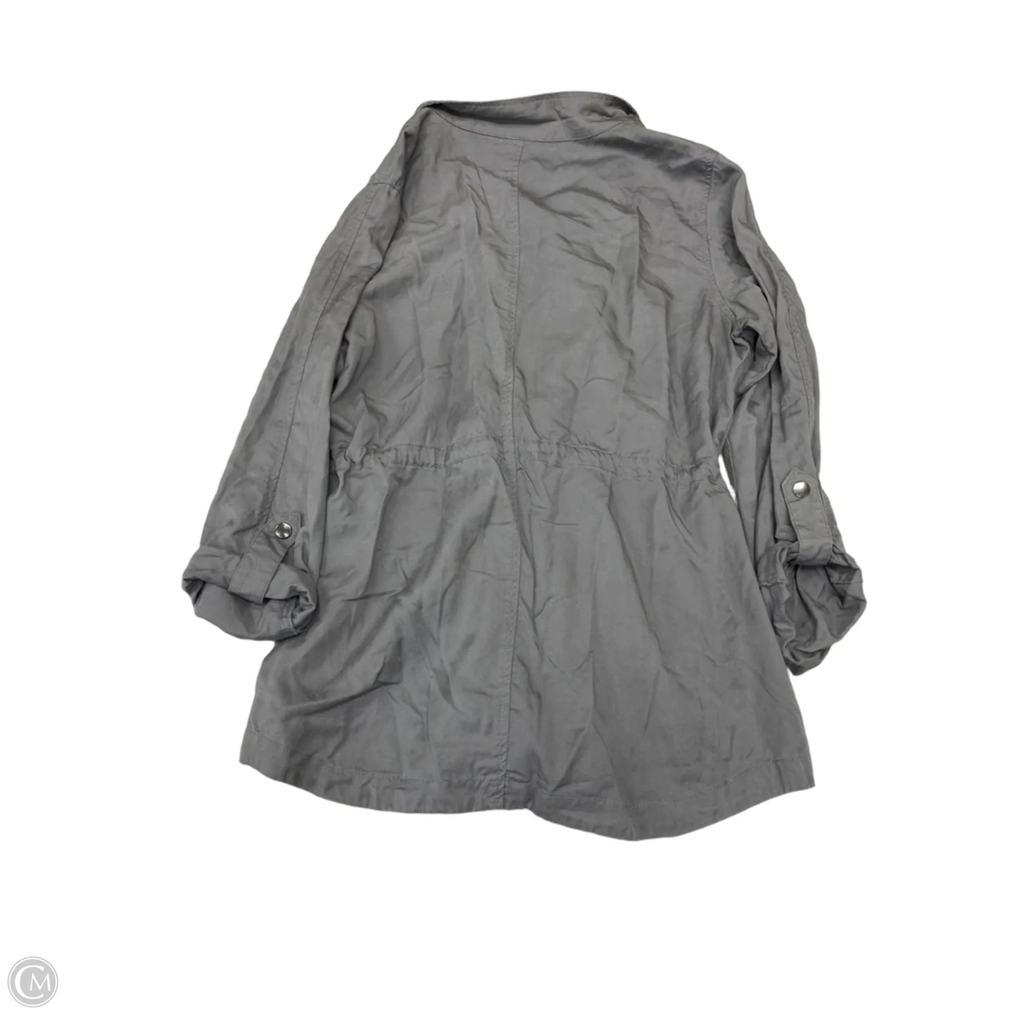Jacket Shirt By Faded Glory In Grey, Size: L