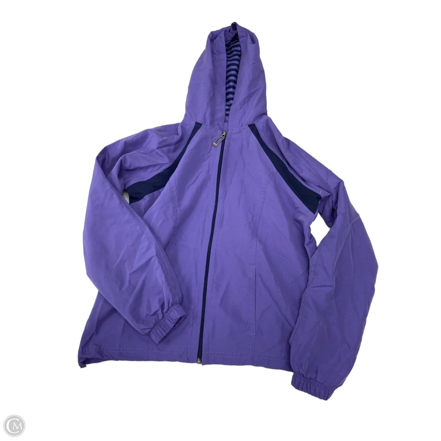 Jacket Windbreaker By Clothes Mentor In Purple, Size: Mp
