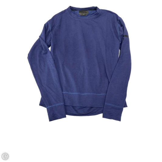 Athletic Sweatshirt Crewneck By Under Armour In Navy, Size: M