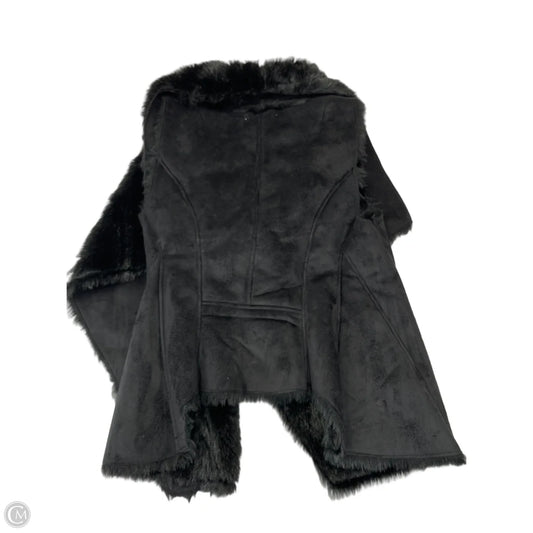 Vest Faux Fur & Sherpa By Wdny In Black, Size: L
