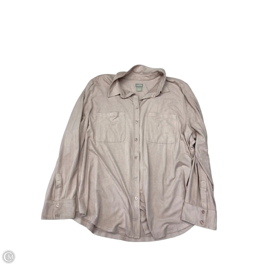 Top Long Sleeve By Chicos In Pink, Size: Xl