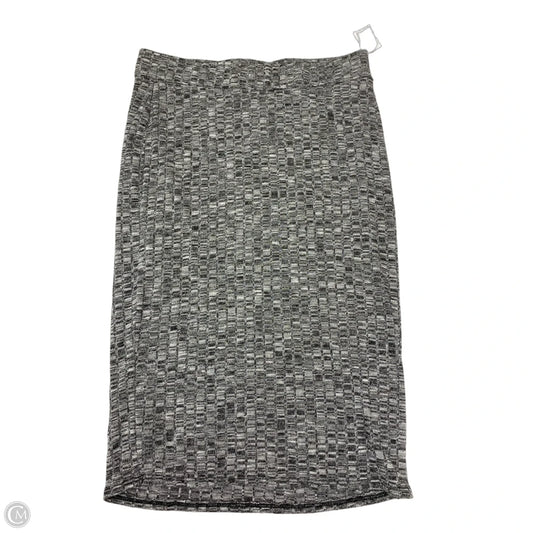 Skirt Maxi By Clothes Mentor In Grey, Size: 16