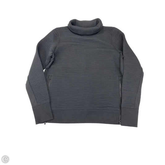 Athletic Top Long Sleeve Collar By All In Motion In Black, Size: M