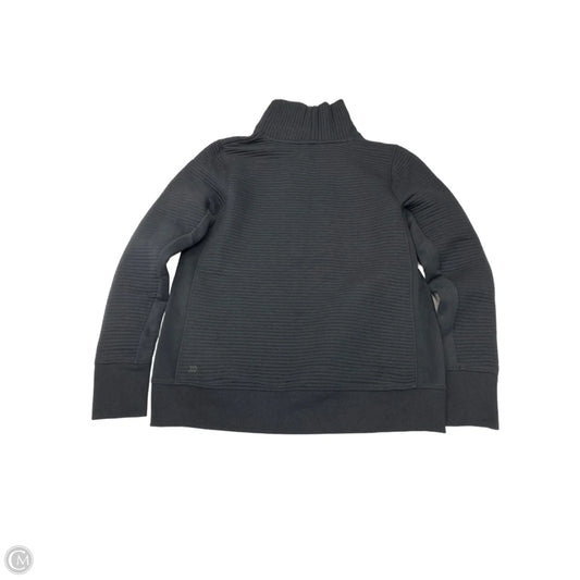 Athletic Top Long Sleeve Collar By All In Motion In Black, Size: M