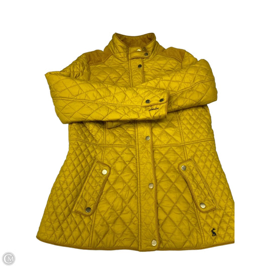 Jacket Puffer & Quilted By Joules In Yellow, Size: M