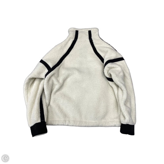 Jacket Fleece By Clothes Mentor In Ivory, Size: Xs