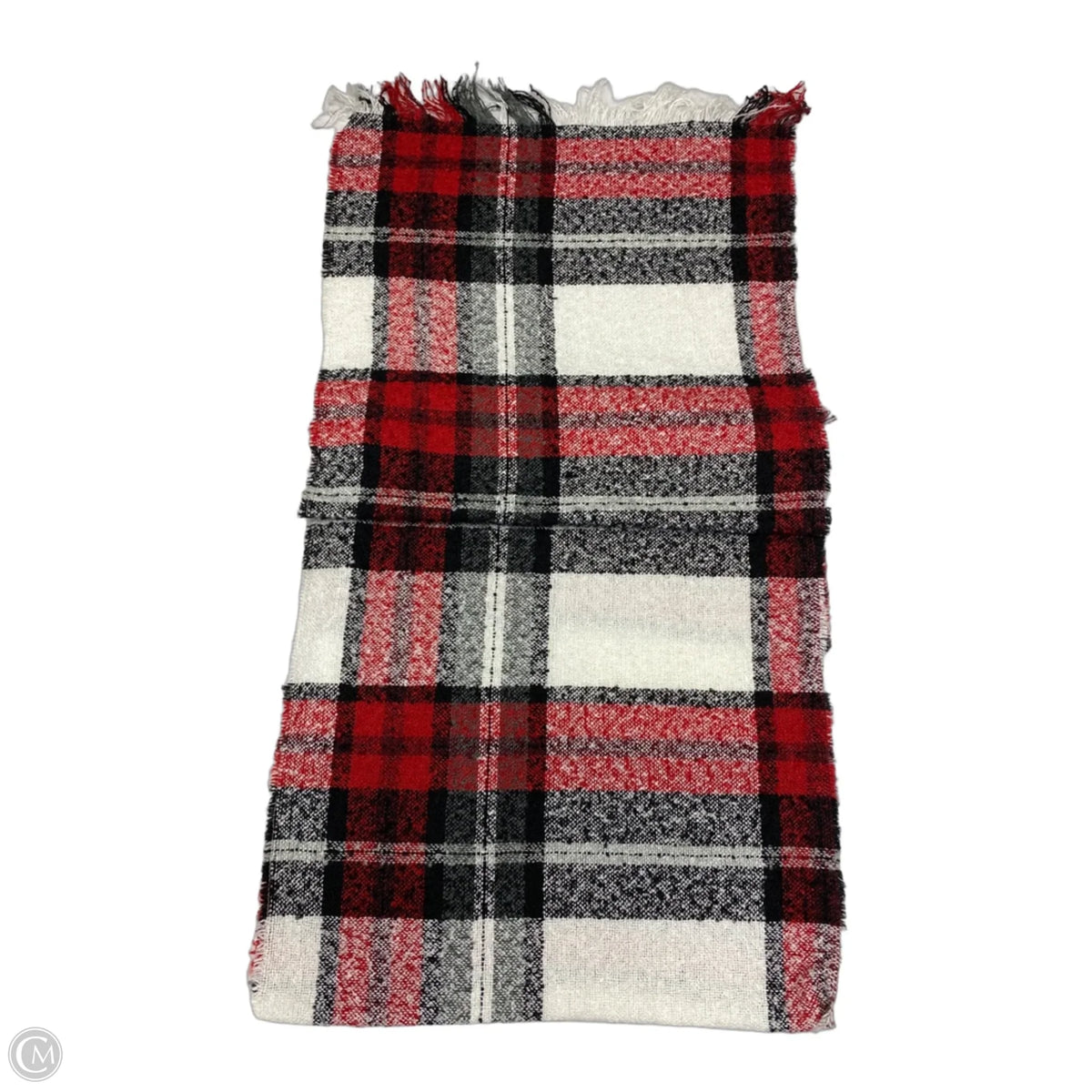 Scarf Winter By J. Jill In Plaid Pattern