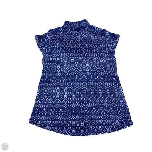 Jacket Other By Clothes Mentor In Blue & White, Size: S
